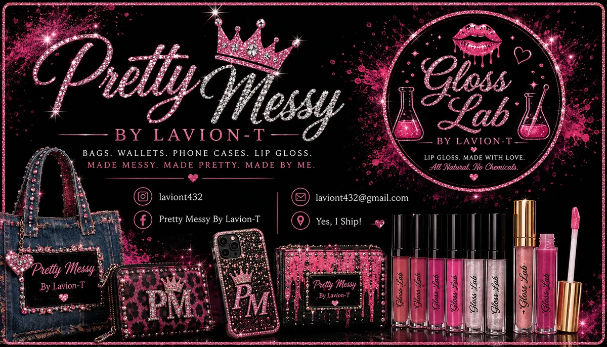 Pretty Messy and Gloss Lab brand card