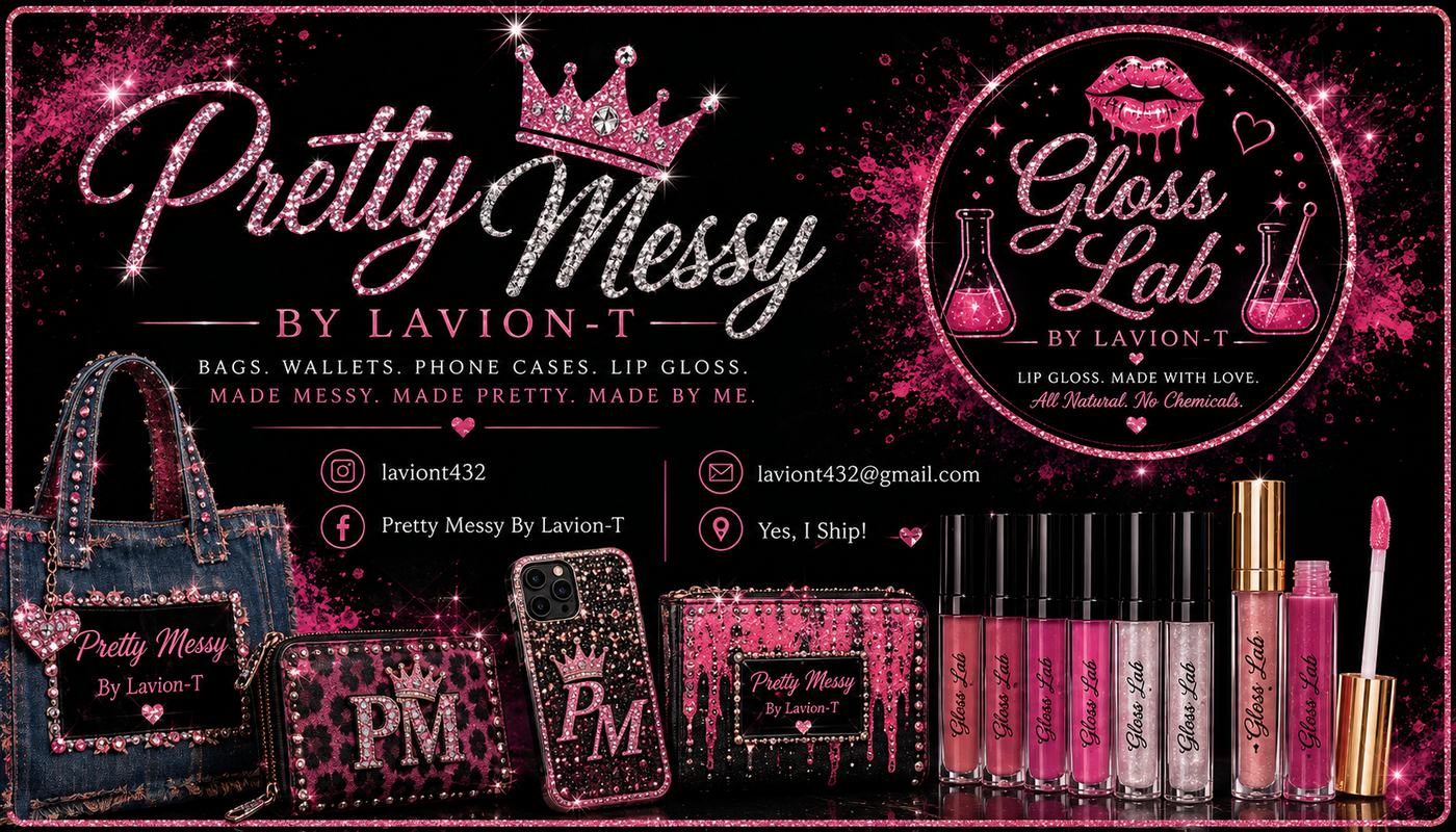 Pretty Messy and Gloss Lab brand card